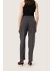Soaked in Luxury Pants Suiting SLBirka Gerade Passform in Black with Grey stripe