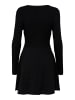 ONLY Mini Skater Kleid Langarm Strick Tunika Dress ONLALMA in Schwarz-2