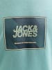 JACK & JONES Junior Kapuzenpullover in Mineral Blue