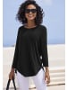 LASCANA Longsleeve in schwarz