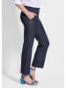 GOLDNER Kurzgröße:  Komfortable Denim-Hose VERA mit Stretch in marine