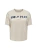 Only Play T-Shirt 'Font' in beige