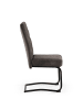 B&D Home 2er-Set: Esszimmerstuhl SOFIA in Braun - (B)48 x (H)96 x (T)60 cm