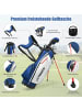 COSTWAY Golfschläger 10tlg. Set Herren in Blau