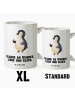 Mr. & Mrs. Panda Haferl Pinguin Marienkäfer mit Spruch in Weiß