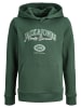 JACK & JONES Junior Hoodie 'Ari Branding' in grün