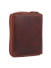 Greenburry Rugged Geldbörse RFID Schutz Leder 10 cm in brown