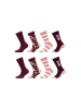 camano Kindersocken ca-soft 8er Pack bordeaux red