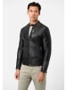 Ricano Herren Lederjacke Carlo in Schwarz