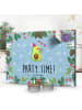Mr. & Mrs. Panda Adventskalender Avocado Party Zeit mit Spruch in Eisblau