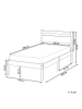 Beliani Kinderbett MERCURER in Braun - (W) 97 x (H) 80 x (L) 208 cm