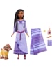 Mattel Disney WISH Asha von Rosas Abenteuerpack Puppe mit Kleid Schuhen + Zubehör 3+