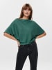 JACQUELINE de YONG Pullover Feinstrick Sweatshirt JDYNEW BEHAVE BATSLEEVE Sweater in Petrol