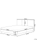 Beliani Doppelbett ALBI in Braun/Schwarz - (W) 195 x (H) 94 x (L) 211 cm