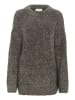 Soaked in Luxury Strickpullover SLBabbette Lockere Passform in Dark Gull Gray