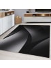 KADIMA DESIGN Teppich Kurzflor Ombre-Verlauf Polypropylen Wohnzimmer in Schwarz