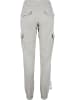 Urban Classics Urban Classics Damen Ladies High Waist Cargo Jogging Pants in concrete