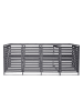 MCW XL 4er-/8er-Mülltonnenverkleidung H62, erweiterbar, Hellgrau