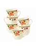 Seltmann Weiden 6er Set Kaffeetassen Marieluise Weihnachtsnostalgie 230 ml creme in creme
