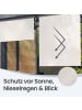 SONGMICS Seitenmarkise Sheld in Beige - (B)250 x (H)140 cm