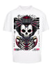 F4NT4STIC Heavy Oversize T-Shirt Bone Cyber CYBERPUNK STYLES in weiß