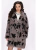 myMo ROCKS Damen Coat in Grau Schwarz