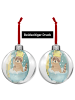 Mr. & Mrs. Panda Weihnachtskugel Kunststoff Waschbär Design ohne... in Weiß