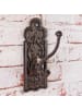 AltoBelli Wandhaken CORMANO Metall Rost Braun lackiert 19x10 cm