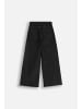 Coccodrillo Jeanshose mit weitem Bein in schwarz