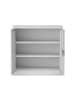 en.casa Aktenschrank Molise in Grau (T)90cm (B)40cm (H)90cm