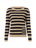 MARC CAIN SPORTS  Pullover in beige schwarz - 0001