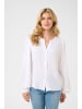 Cream Langarm-Bluse CRTiah Regular fit in Snow White