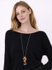collezione alessandro Lange Kette " Seahorse " in orange