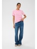 Kaffe T-Shirt kurzarm KAvilla Regular fit in Pink Frosting/Chalk Stripes