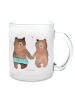 Mr. & Mrs. Panda Tee Tasse Bär Freundin ohne Spruch in Transparent