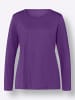 Sieh an! Langarmshirt in lila
