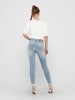 ONLY kinny Fit Jeans Stoned Washed Stretch Denim ONLBLUSH in Blau