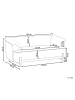 Beliani 2-Sitzer Sofa ALNOR in Braun/Heller Holzfarbton - (W) 162 x (H) 67 x (L) 85 cm