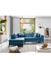 MF Design Lenny Recamiere Links in Blau -  (L) 210 x (B) 260 x (H) 93 cm