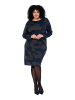 Ulla Popken Midikleid in marine