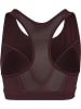 Hummel Sport-BH "Pulse Medium Support Bra" in Braun