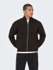 ONLY & SONS Strickjacke in Coffee Bean