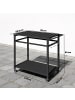 Outsunny Grillwagen,113L x 50,5B x 88H cm,Schwarz