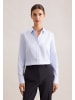 Seidensticker Hemdbluse Slim in Hellblau