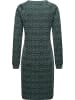 ragwear Sweatkleid Dassa Aztec in Pine Green