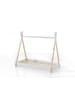 58 aufm Kessel TIPI Karyn 146x131x84 aus Massivholz in Weiß/Natur