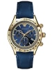 Versace Chronograph Chrono Classic goldfarben in blau