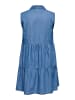 ONLY Carmakoma Kleid in Medium Blue Denim