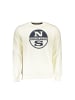 North Sails Weißes Baumwoll-Sweatshirt