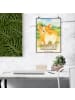 Mr. & Mrs. Panda Bild Corgi Po Design mit Spruch in Weiß